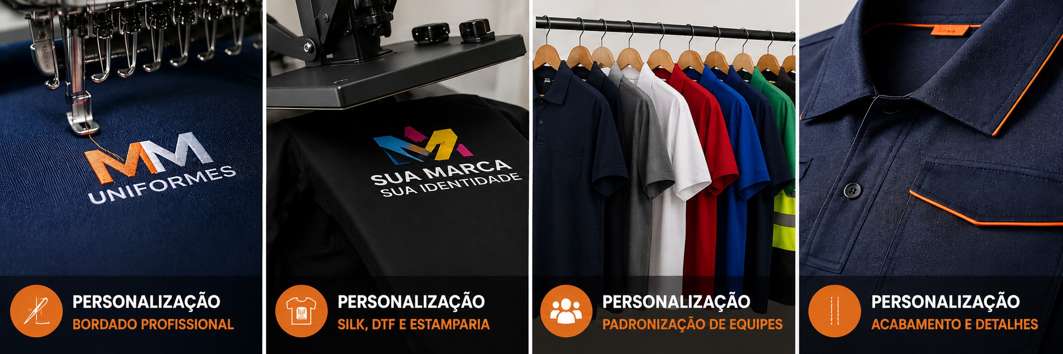 Personalização de uniformes para empresas